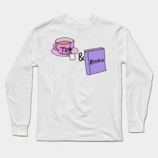 Tea and Books Long Sleeve T-Shirt